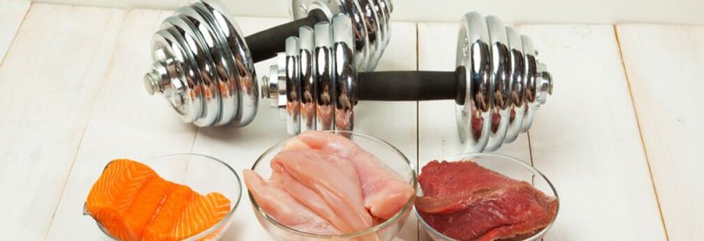 Filetes de peixe, aves e carne bovina no cardápio da dieta protéica