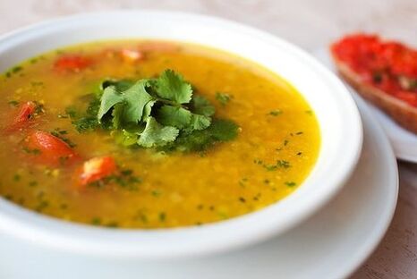 Sopa de lentilha