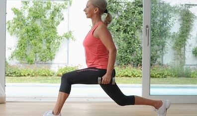 estocadas amplas para perda de peso